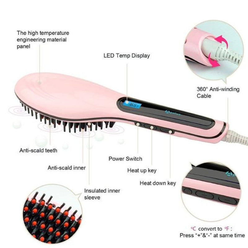 Smooth & Shine Paddle Straightening Brush